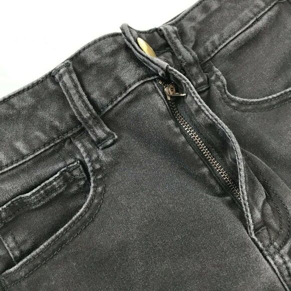 American Eagle Hi Rise Shortie Denim Jean Shorts - Picture 4 of 10